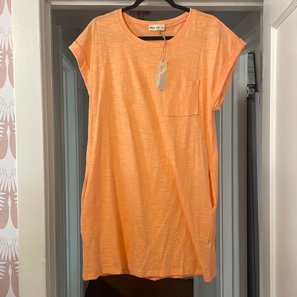 Amaryllis Apparel T shirt Dress (orange/mango) - Picture 2 of 2